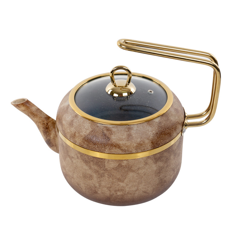 Чайник Brioni Royal Stone Ti̇gereye Gold 2,5 л