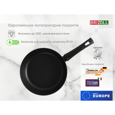 Cковорода 28 см з антипригарним покриттям FIRST