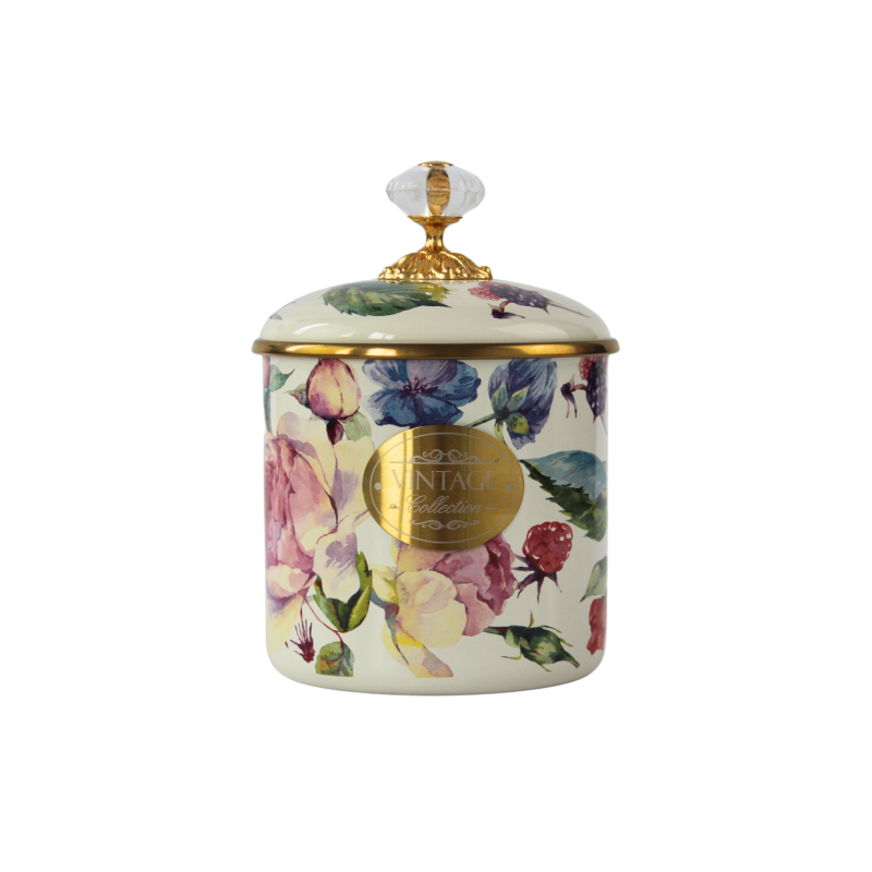 Банка для сипучих продуктів PEONY Elmani з кришкою, 1,25 л, 12х12 см