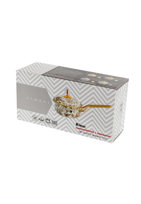 Ківш емальований "BUTTERFLY" Elmani з кришкою, 0,9 л, 14 см х 31 см