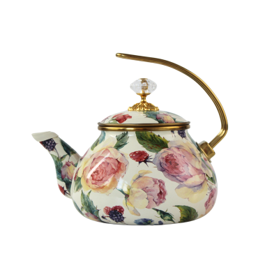Чайник емальований "PEONY" Elmani з кришкою, 2,2 л
