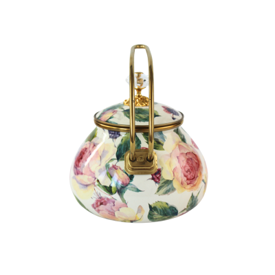 Чайник емальований "PEONY" Elmani з кришкою, 2,2 л