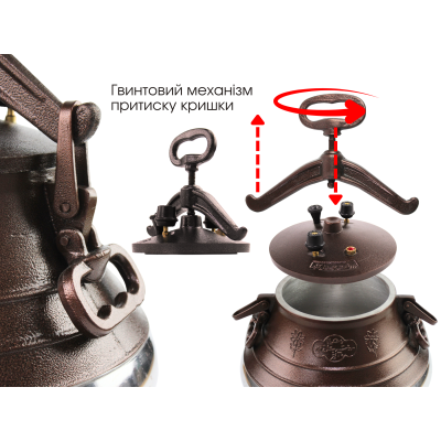 Афганський казан-скороварка 10 л комбінований Rashko Baba