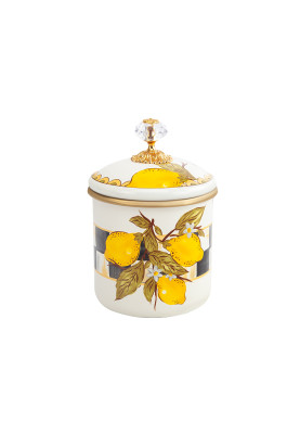 Банка для сипучих продуктів "SICILY" Elmani з кришкою, 1,25 л, 12х12 см