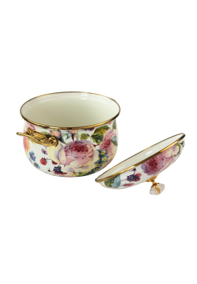 Каструля емальована "PEONY" Elmani з кришкою, 3,8 л, 20 см