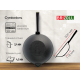 Сковорода чавунна з дерев`яною ручкою Black WOK 2,8 л