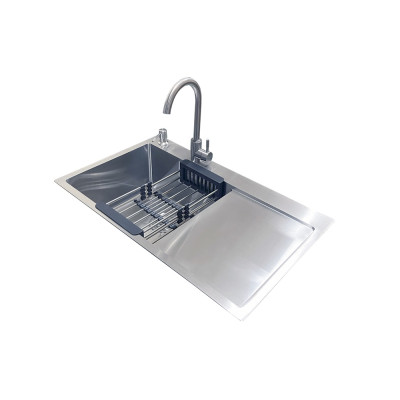 Комплект мийка + змішувач Romzha Caravela 78L (A)