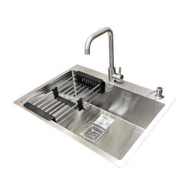 Комплект мийка + змішувач Romzha Arta Nova U-650 Max (B)
