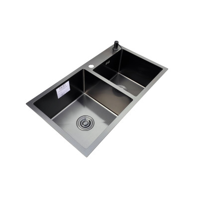 Кухонна мийка Romzha Arta U-730D BL