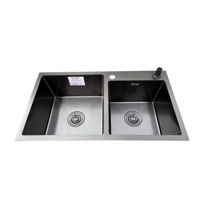 Кухонна мийка Romzha Arta U-730D BL
