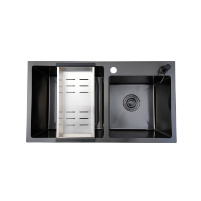 Кухонна мийка Romzha Arta U-730D BL