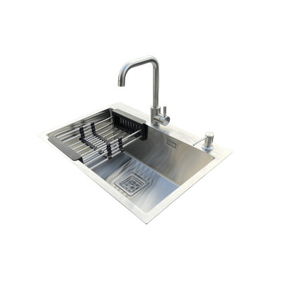 Комплект мийка + змішувач Romzha Arta Nova U-600 (B)