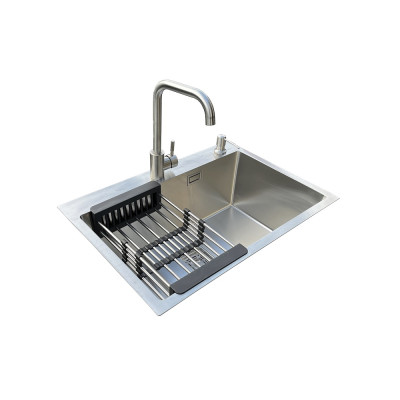 Комплект мийка + змішувач Romzha Arta Nova U-600 (B)