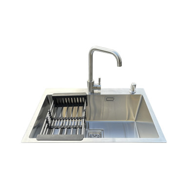 Комплект мийка + змішувач Romzha Arta Nova U-600 (B)