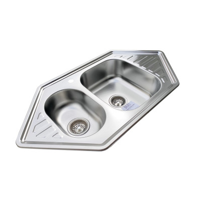 Кухонна мийка Romzha Meduza 1.5C Textura (БЕЗ СИФОНУ)