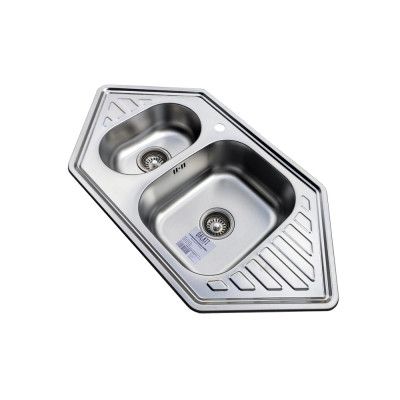 Кухонна мийка Romzha Meduza 1.5C Textura (БЕЗ СИФОНУ)