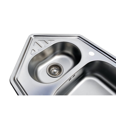 Кухонна мийка Romzha Meduza 1.5C Textura (БЕЗ СИФОНУ)