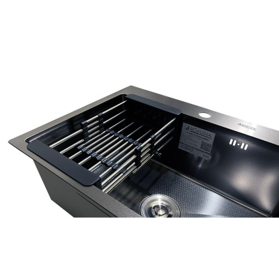 Кухонна мийка Romzha Arta Carbon U-550 Space Gray