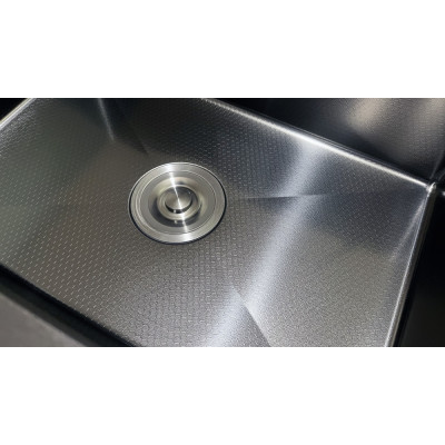 Комплект мийка + змішувач + дозатор Romzha Arta Carbon U-550 Space Gray (A)