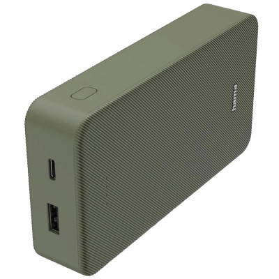 Універсальна мобільна батарея Hama 20000mAh 15W Green (00201716)
