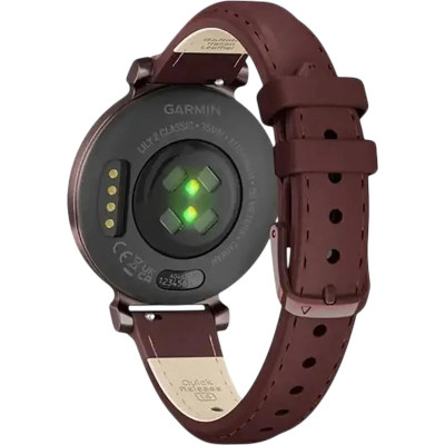 Смарт-годинник Garmin Lily 2 Classic Dark Bronze with Mulberry Leather Band (010-02839-03)