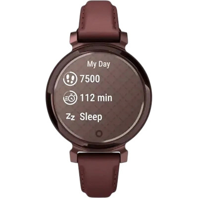 Смарт-годинник Garmin Lily 2 Classic Dark Bronze with Mulberry Leather Band (010-02839-03)