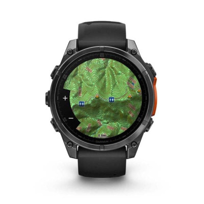 Смарт-годинник Garmin Fenix 8 47mm AMOLED Slate Grey with Black Silicone (010-02904-09)