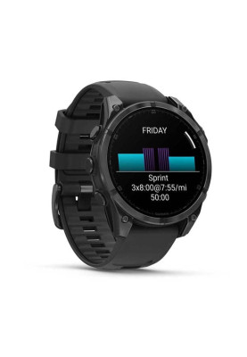 Смарт-годинник Garmin Fenix 8 47mm AMOLED Slate Grey with Black Silicone (010-02904-09)