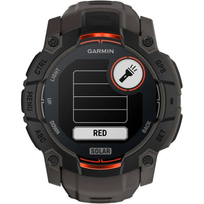 Смарт-годинник Garmin Instinct 3 50mm Solar Black Bezel with Charcoal Band (010-02935-00) Смарт-годинник Garmin Instinct 3 50mm Solar Black Bezel with Charcoal Band (010-02935-00)