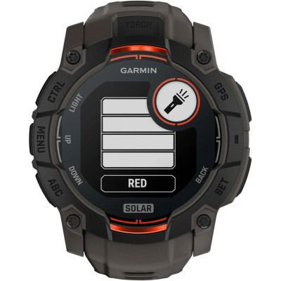 Смарт-годинник Garmin Instinct 3 50mm Solar Black Bezel with Charcoal Band (010-02935-00) Смарт-годинник Garmin Instinct 3 50mm Solar Black Bezel with Charcoal Band (010-02935-00)