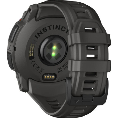 Смарт-годинник Garmin Instinct 3 50mm Solar Black Bezel with Charcoal Band (010-02935-00) Смарт-годинник Garmin Instinct 3 50mm Solar Black Bezel with Charcoal Band (010-02935-00)