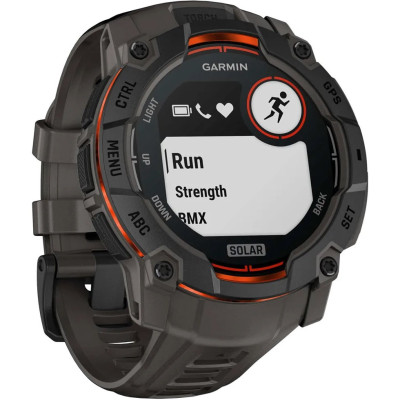 Смарт-годинник Garmin Instinct 3 50mm Solar Black Bezel with Charcoal Band (010-02935-00) Смарт-годинник Garmin Instinct 3 50mm Solar Black Bezel with Charcoal Band (010-02935-00)