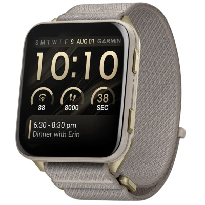 Смарт-годинник Garmin Venu X1 Soft Gold Titanium with French Grey Nylon (010-02980-33) Смарт-годинник Garmin Venu X1 Soft Gold Titanium with French Grey Nylon (010-02980-33)