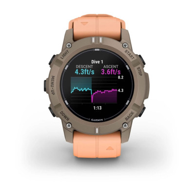 Смарт-годинник Garmin Descent G2 Paloma with Shell Pink Band (010-02986-01) Смарт-годинник Garmin Descent G2 Paloma with Shell Pink Band (010-02986-01)