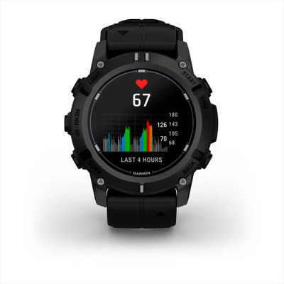Смарт-годинник Garmin Descent G2 Black with Black Silicone (010-02986-13)