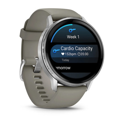 Смарт-годинник Garmin Venu 4 45mm Silver with Siliver Gray Silicone (010-03014-41) Смарт-годинник Garmin Venu 4 45mm Silver with Siliver Gray Silicone (010-03014-41)