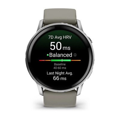 Смарт-годинник Garmin Venu 4 45mm Silver with Siliver Gray Silicone (010-03014-41) Смарт-годинник Garmin Venu 4 45mm Silver with Siliver Gray Silicone (010-03014-41)