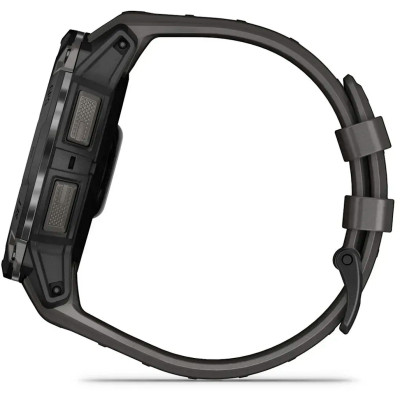 Смарт-годинник Garmin Instinct 3 50mm AMOLED Black with Charcoal Silicone Band (010-03020-40)