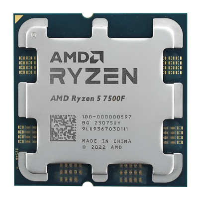 Процесор AMD Ryzen 5 7500F (3.7GHz 32MB 65W AM5) Tray (100-000000597) Процесор AMD Ryzen 5 7500F (3.7GHz 32MB 65W AM5) Tray (100-000000597)