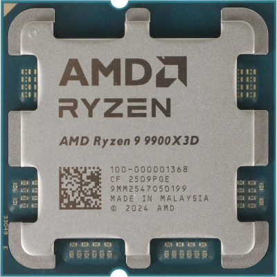 ПроцесорAMD Ryzen 9 9900X3D (4.4GHz 128MB 120W AM5) Tray (100-000001368)