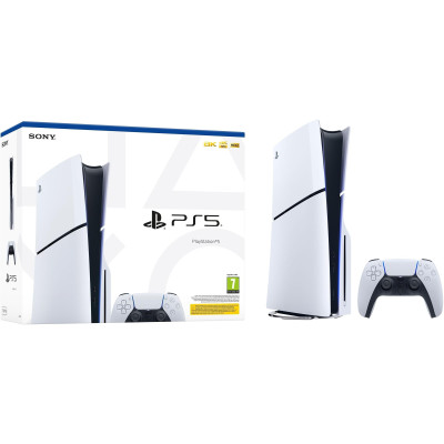 Ігрова приставка Sony PlayStation 5 Slim Blu-ray (1000049734) Ігрова приставка Sony PlayStation 5 Slim Blu-ray (1000049734)