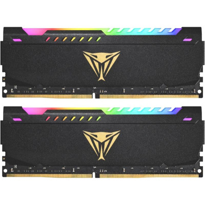 Модуль пам`яті DDR4 2x16GB/3200 Patriot Viper Steel RGB Black (PVSR432G320C8K)