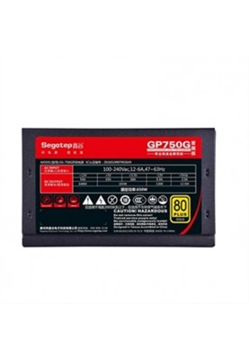 Блок живлення Segotep GP750G Pro (SG-750G), 80+ Gold, 12cm fan, 650W (6959371301510)