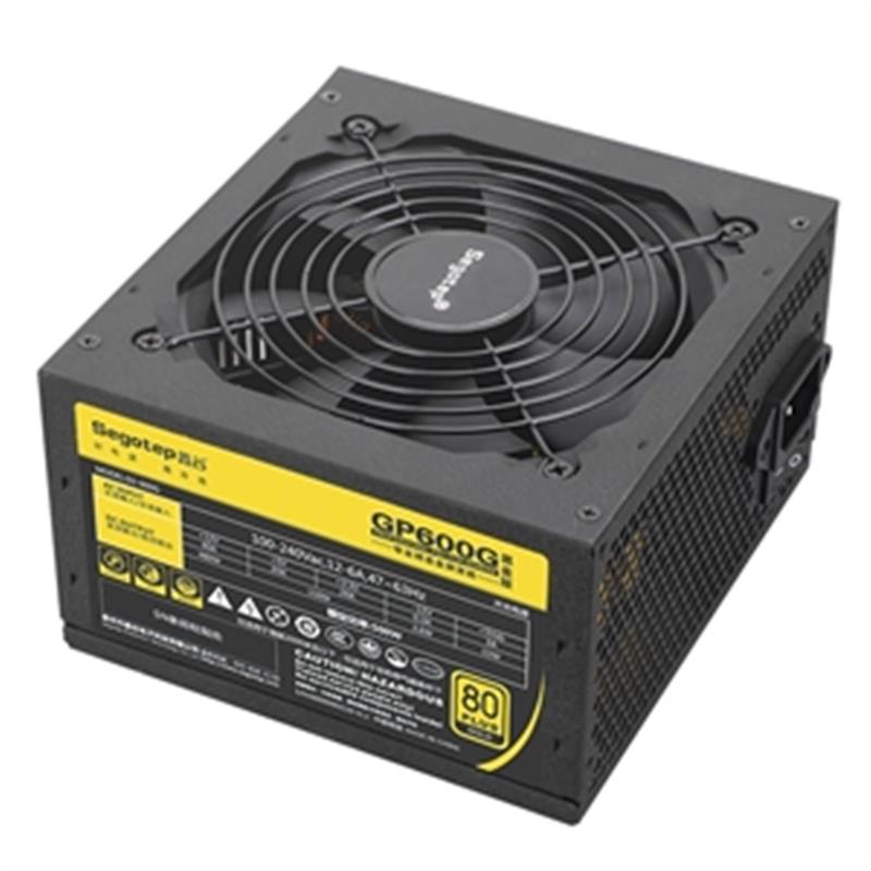 Блок питания Segotep GP600G (SG-600G), 80+ Gold, 12cm fan, 500W (6959371300490)