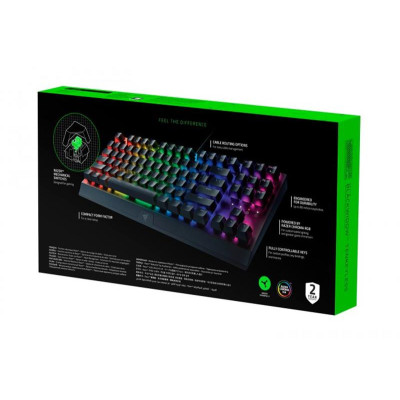 Клавіатура Razer BlackWidow V3 TKL Yellow Switch ENG (RZ03-03491800-R3M1) Black USB