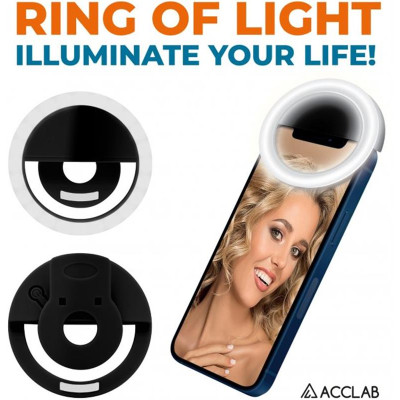 Кільцева USB LED-лампа ACCLAB AL-LR011 (1283126510021)