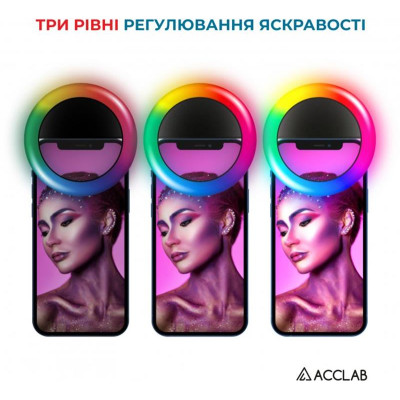 Кільцева USB LED-лампа ACCLAB AL-LR012 (1283126510038)