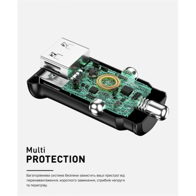 Автомобільний зарядний пристрій Luxe Cube 2USB 12W White (8886998698496) Автомобільний зарядний пристрій Luxe Cube 2USB 12W White (8886998698496)