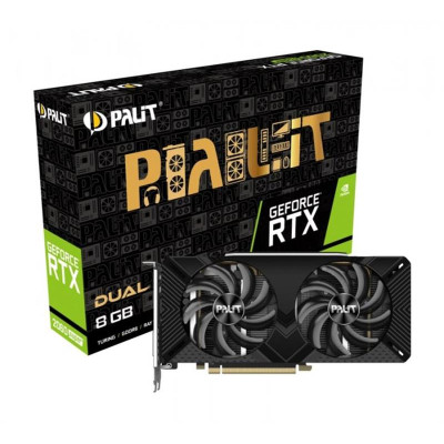 Відеокарта GF RTX 2060 Super 8GB GDDR6 Dual Palit (NE6206S018P2-1160A-1)