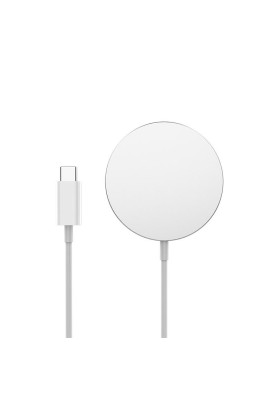 Бездротовий зарядний пристрій СolorWay MagSafe Charger 15W for iPhone White (CW-CHW27Q-WT)